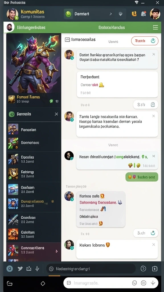 Tampilan visual yang memukau dan menarik perhatian.