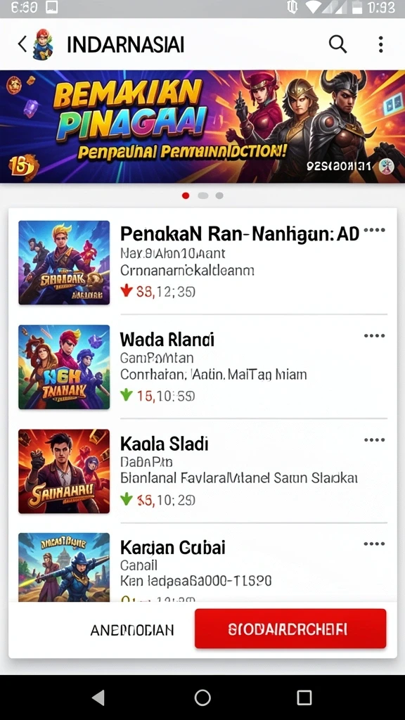 Tampilan antarmuka yang menarik dan intuitif.