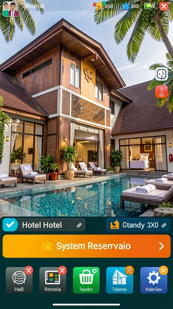 Tampilan antarmuka yang modern dan menarik.