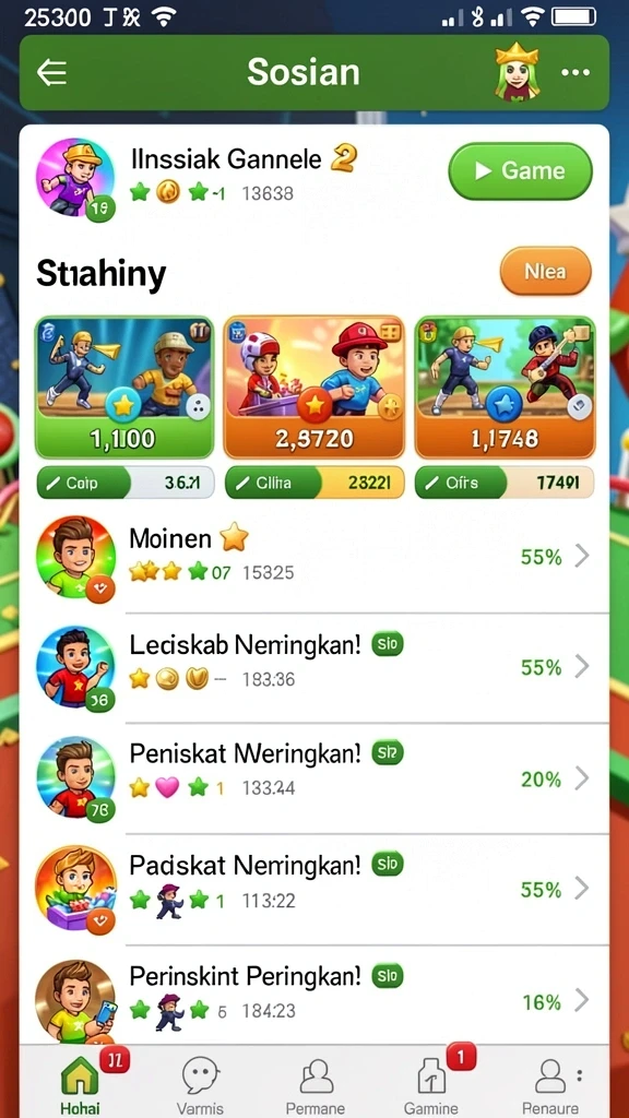 Tampilan antarmuka BROMO77 yang modern dan menarik.