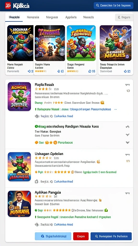 Gameplay yang dinamis dan penuh tantangan.