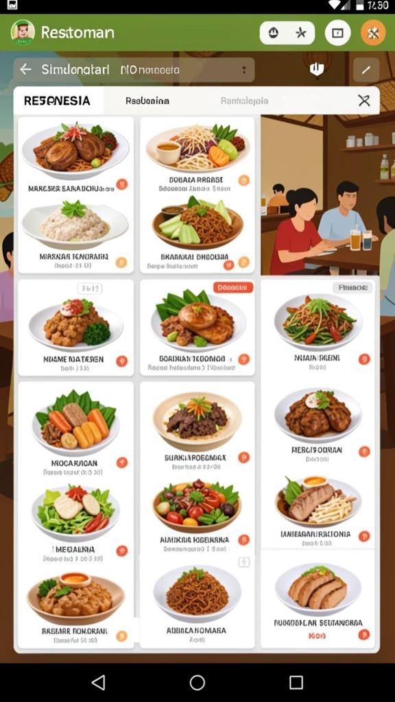 Tampilan antarmuka yang menarik dan mudah digunakan.