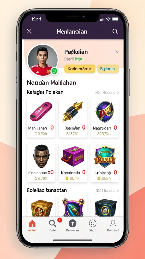 Beragam pilihan permainan judi yang tersedia.