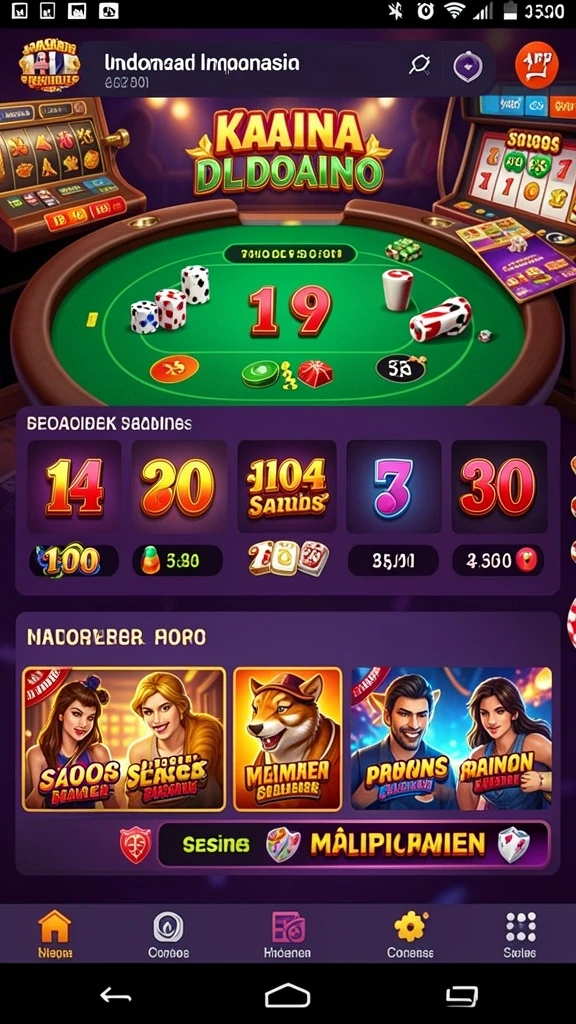 Tampilan antarmuka utama DULTOGEL yang menarik.