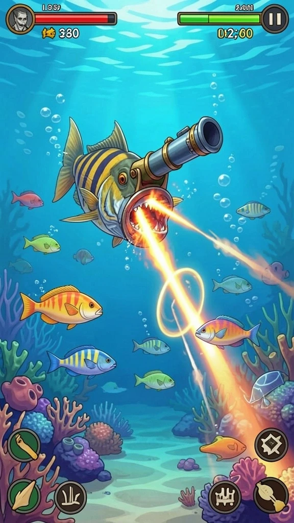 Gameplay yang seru dan adiktif setiap levelnya.