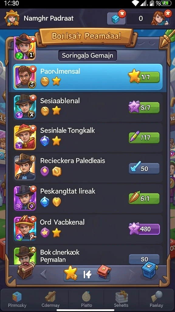Screenshot fitur permainan slot yang menarik.