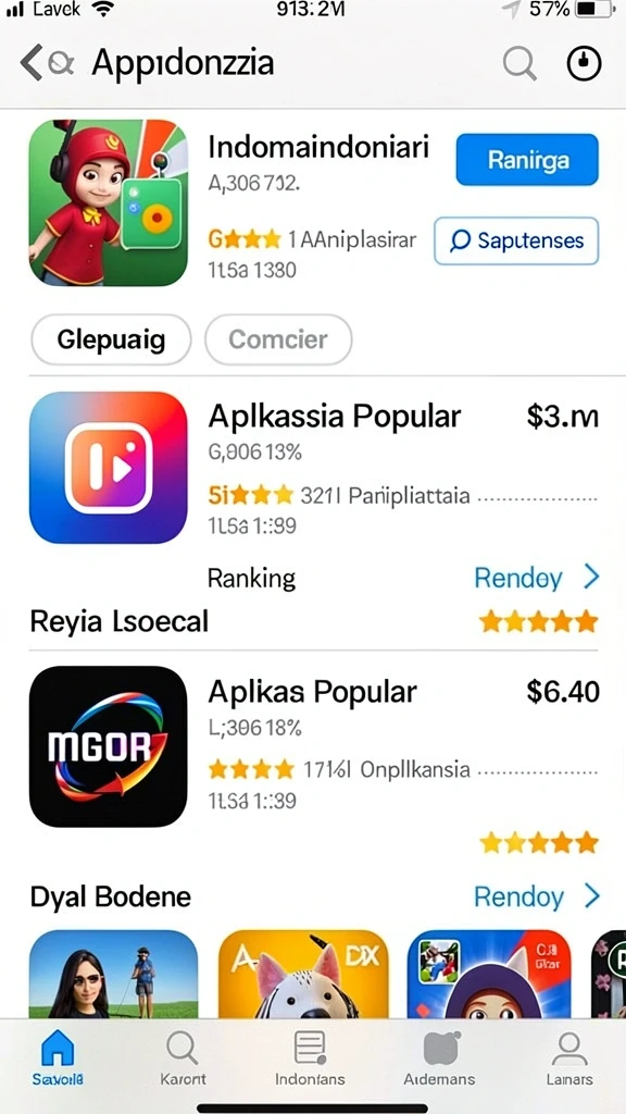 Tampilan antarmuka yang menarik dan intuitif.