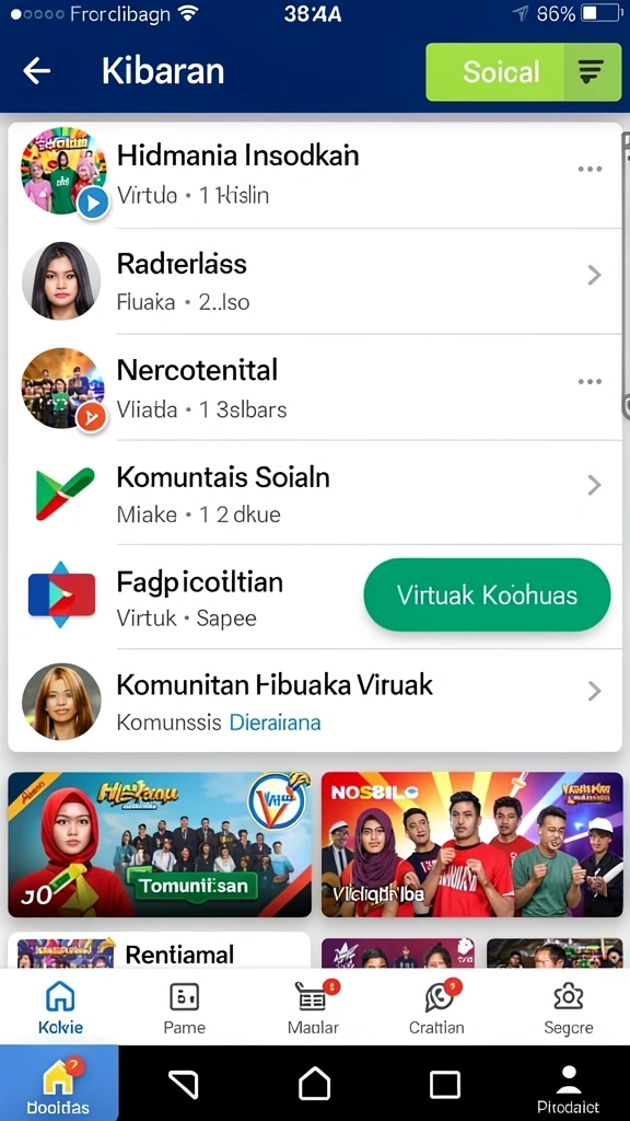 Bonus harian yang menguntungkan bagi pengguna.