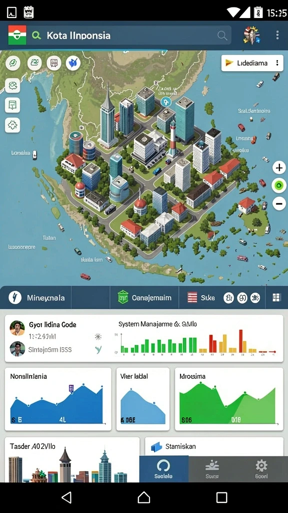 Antarmuka yang user-friendly untuk semua pemain.