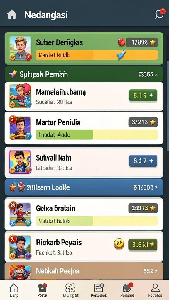 Tampilan antarmuka yang modern dan menarik.