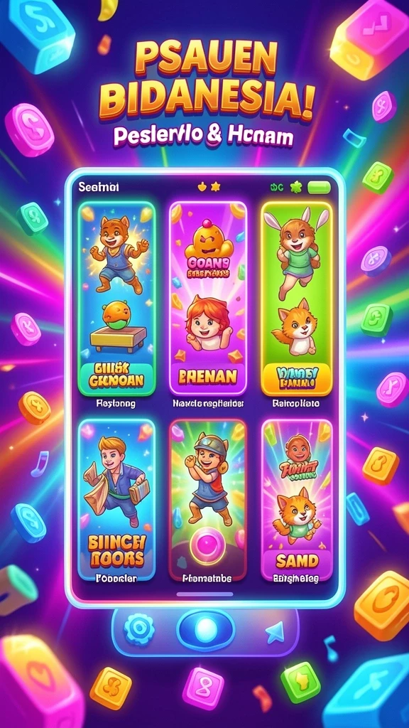 Beragam pilihan permainan yang menunggu untuk dimainkan.