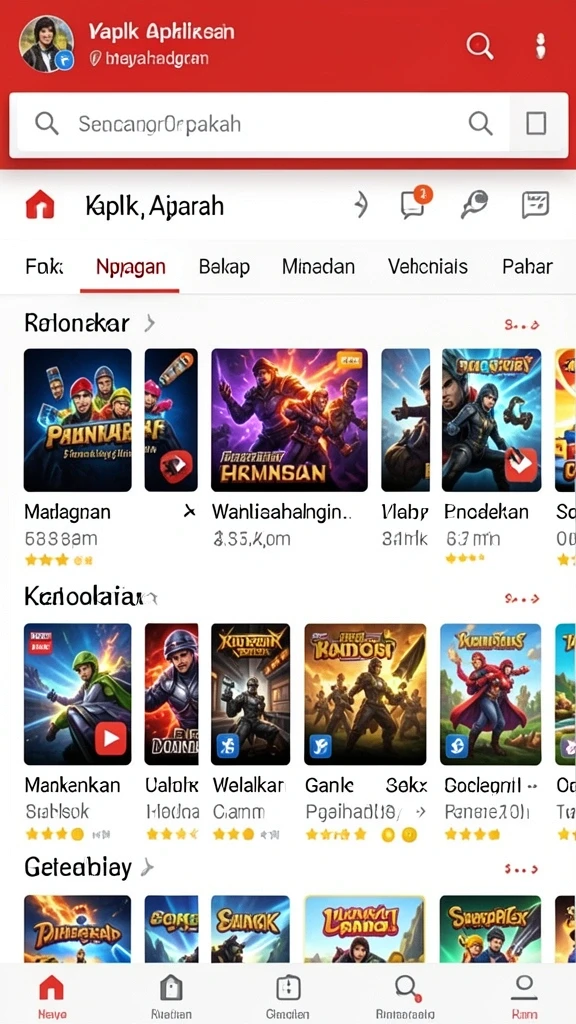Tampilan antarmuka yang menarik dan mudah dinavigasi.