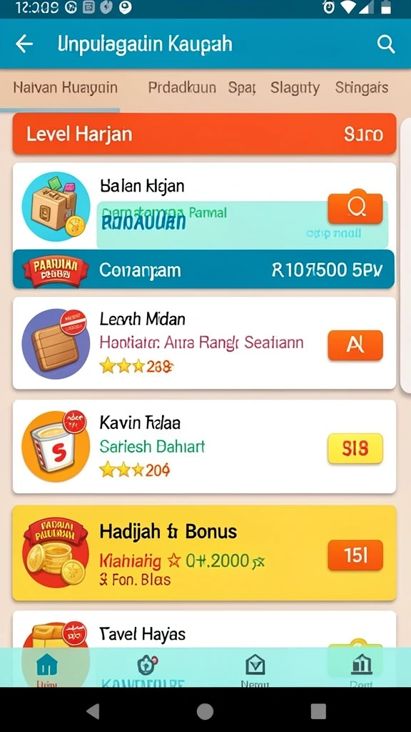 Tampilan permainan slot yang menarik dan penuh warna.
