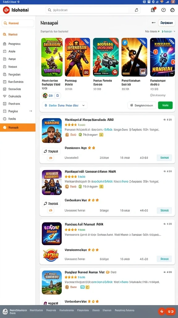 Mode permainan kompetitif yang seru dan menantang.