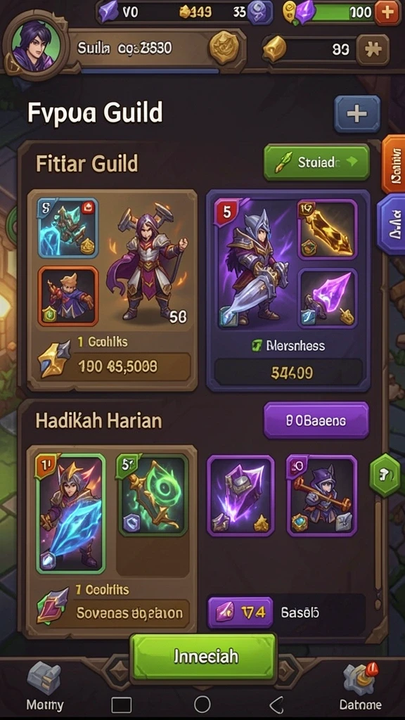 Mode multiplayer untuk bersaing dengan pemain lain.