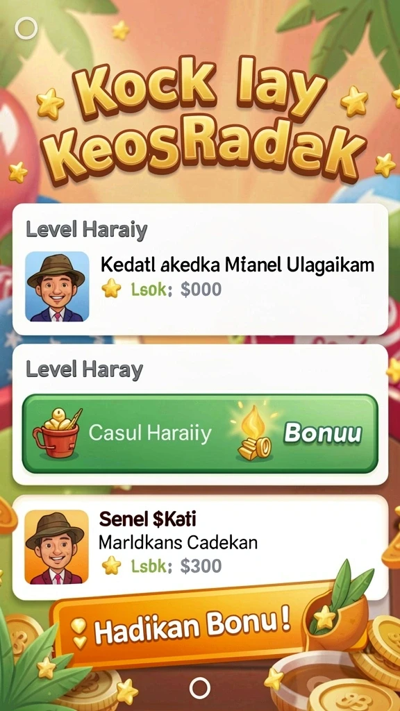 Beragam pilihan permainan untuk semua selera.