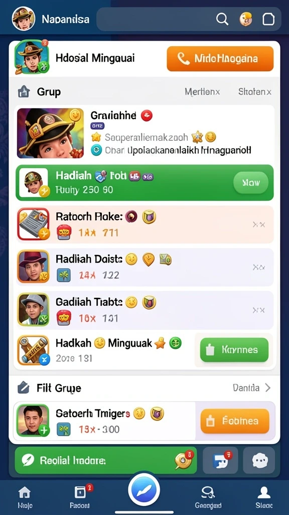 Tampilan antarmuka yang user-friendly membuat bermain lebih menyenangkan.