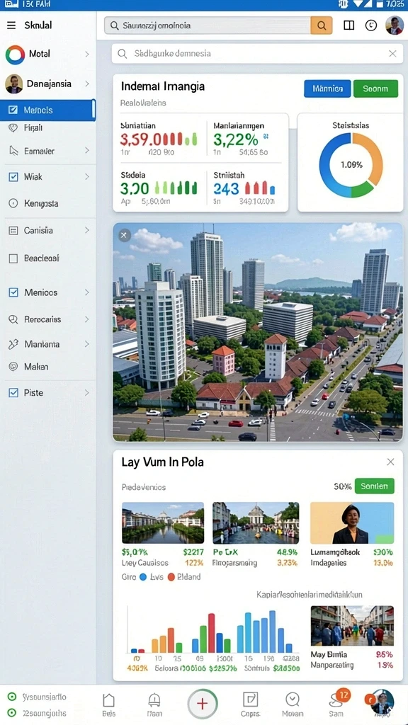 Menu interaksi sosial yang mudah digunakan.