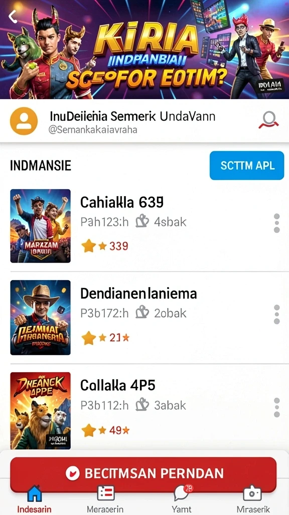 Screenshot menunjukkan tampilan awal NANAS777 yang menarik.