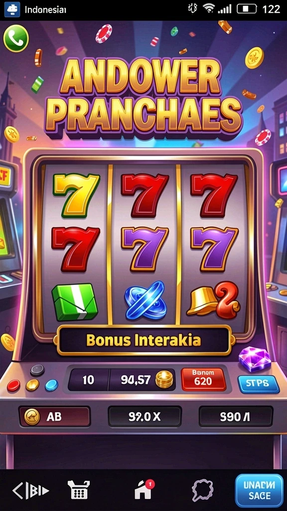 Tampilan level yang beragam dan penuh warna.