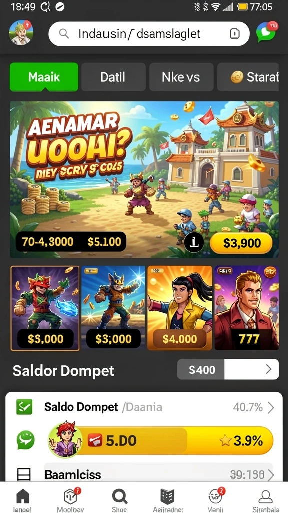 Tantangan level yang bervariasi dan menyenangkan.