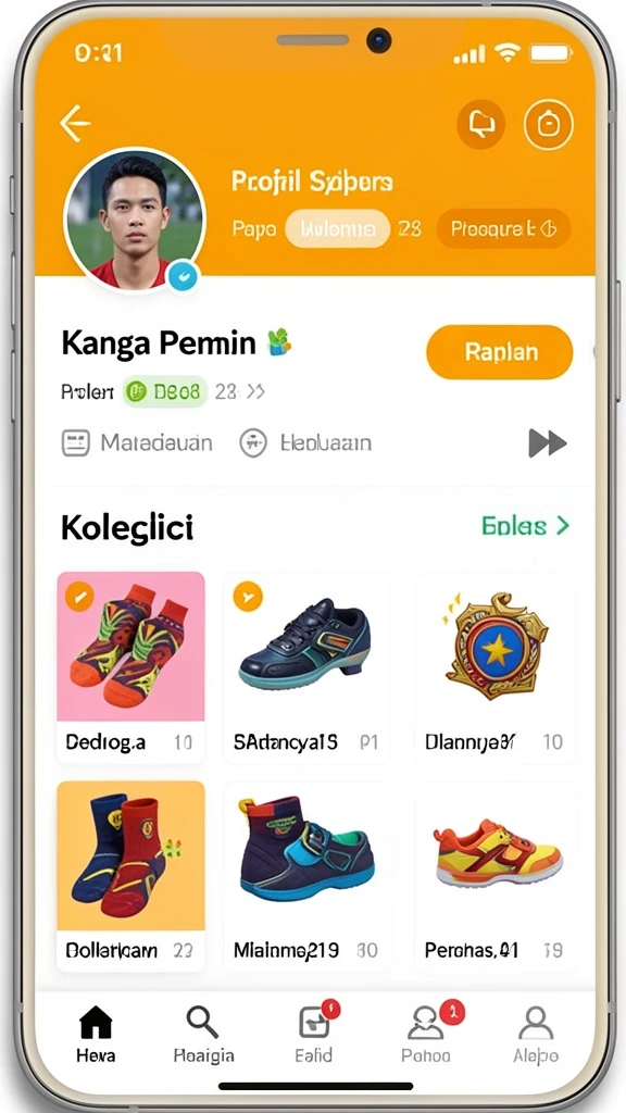 Tampilan antarmuka yang sederhana dan menarik.