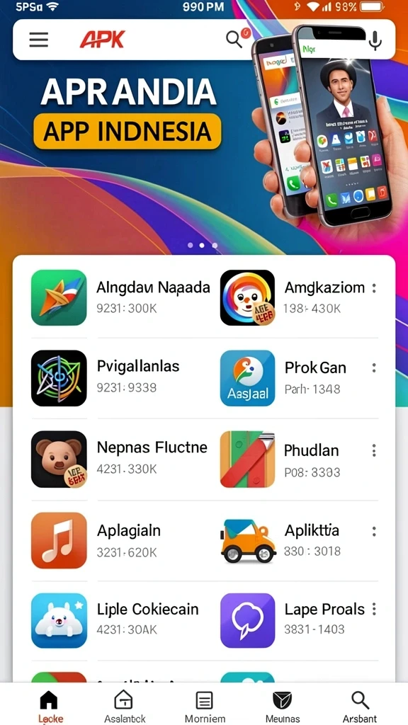 Gambar ketiga menunjukkan mode permainan yang seru.