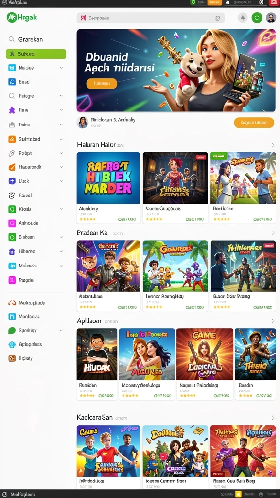 Tangkapan layar menampilkan leaderboard dan peringkat pengguna.